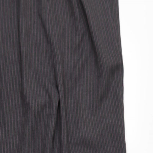 Preworn Womens Purple Striped  Bloomer Trousers Size 34 L31 in