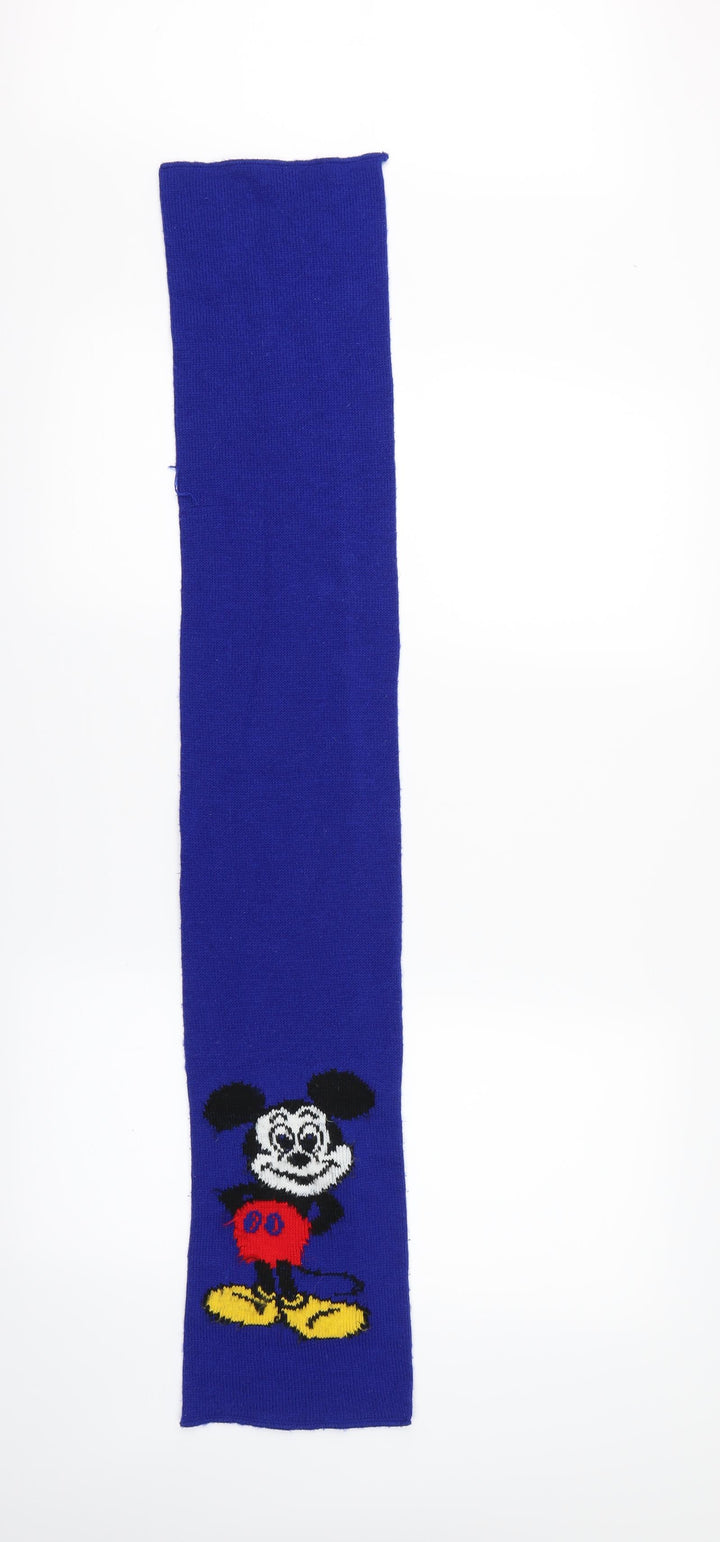 Preworn Blue Rectangle Scarf Scarves & Wraps One Size