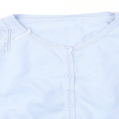 Preworn Womens Blue   Cardigan Jumper Size XL