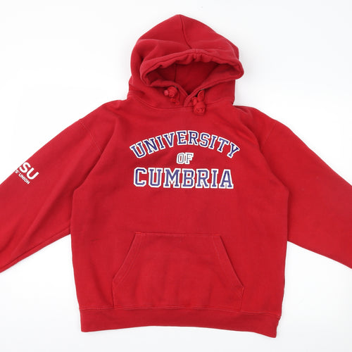 cumbria Womens Red   Pullover Hoodie Size S