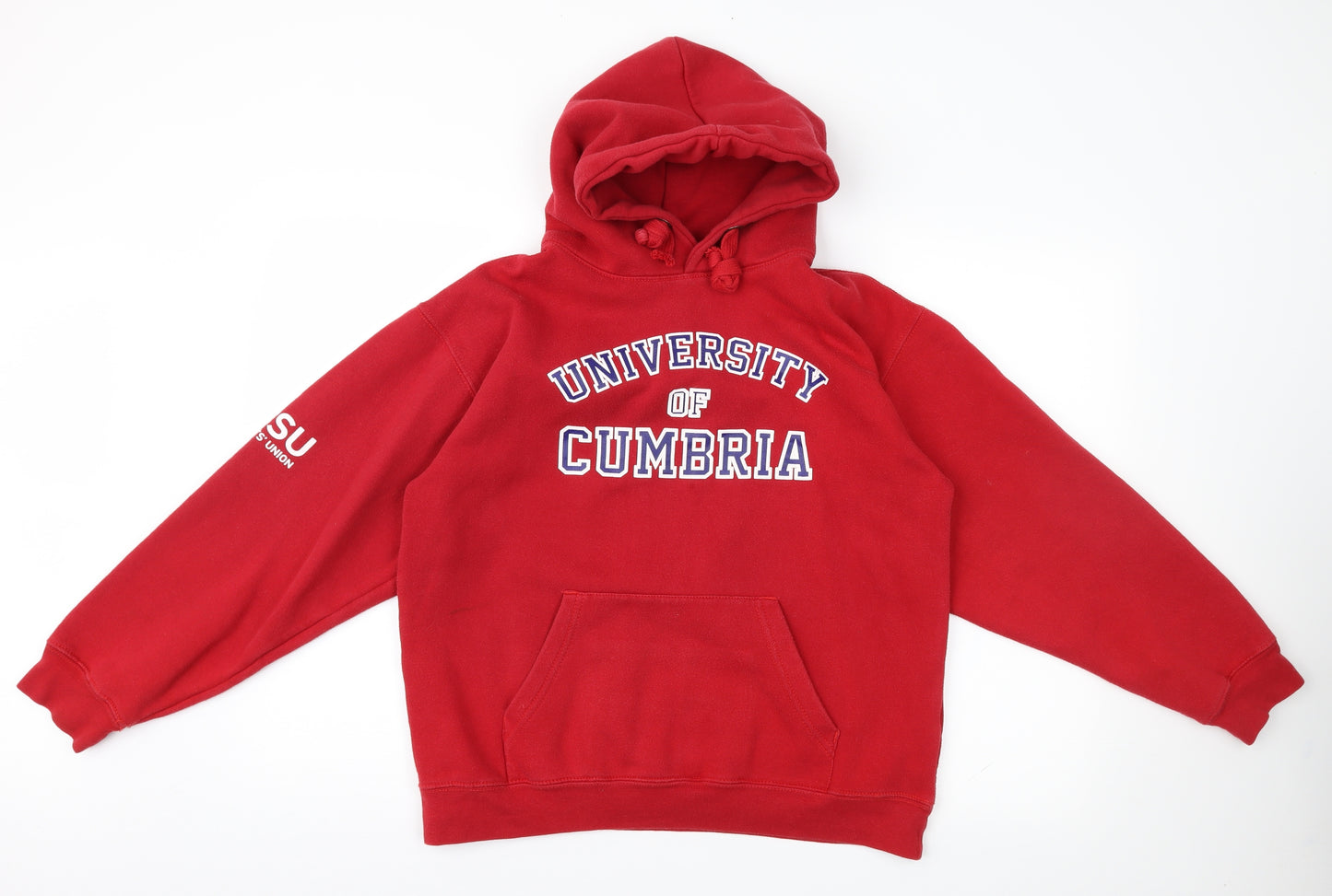 cumbria Womens Red   Pullover Hoodie Size S