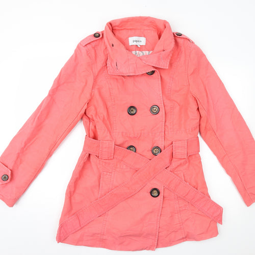 Papaya Womens Pink   Anorak Coat Size 14