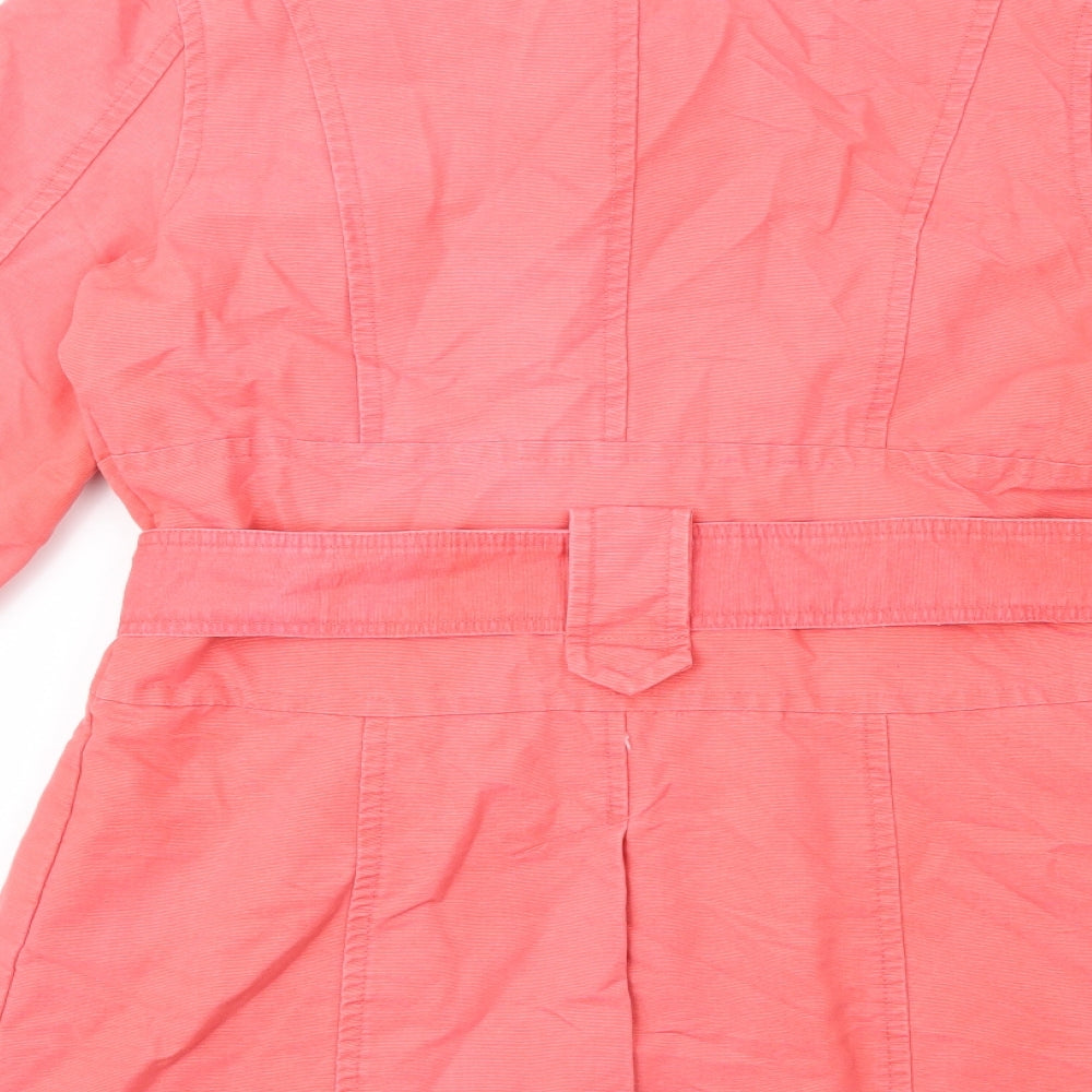 Papaya Womens Pink   Anorak Coat Size 14