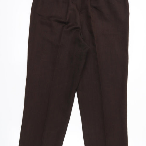 PETITE Womens Brown   Trousers  Size 10 L24 in