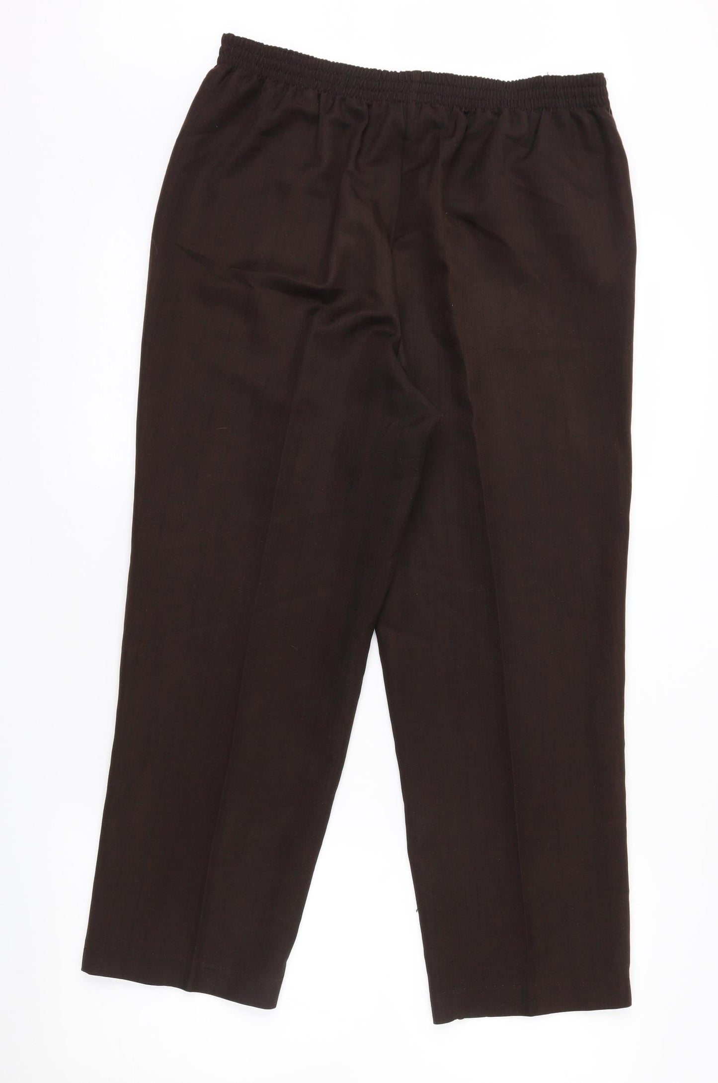 PETITE Womens Brown   Trousers  Size 10 L24 in