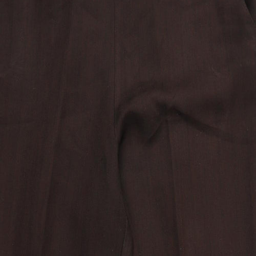PETITE Womens Brown   Trousers  Size 10 L24 in