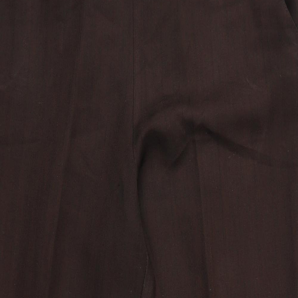 PETITE Womens Brown   Trousers  Size 10 L24 in