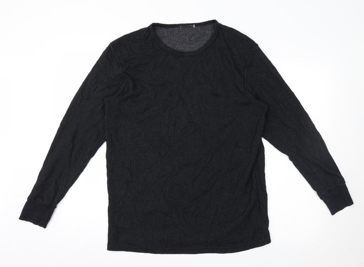 F&F Womens Black Pullover Sweatshirt Size XL