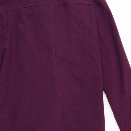 bm collection Womens Purple   Overcoat Blazer Size 16