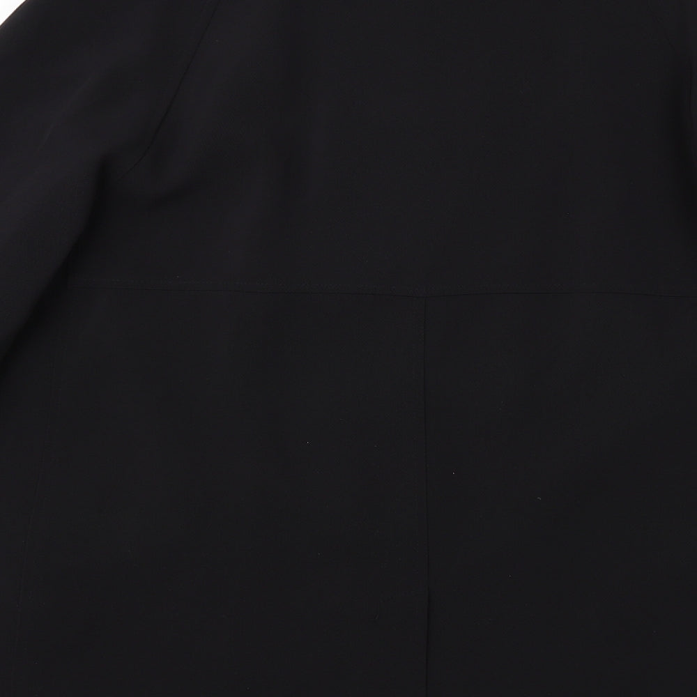Preworn Womens Black   Rain Coat Coat Size M