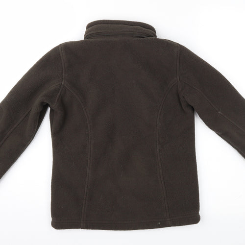 George Girls Brown   Full Zip Hoodie Size 8 Years