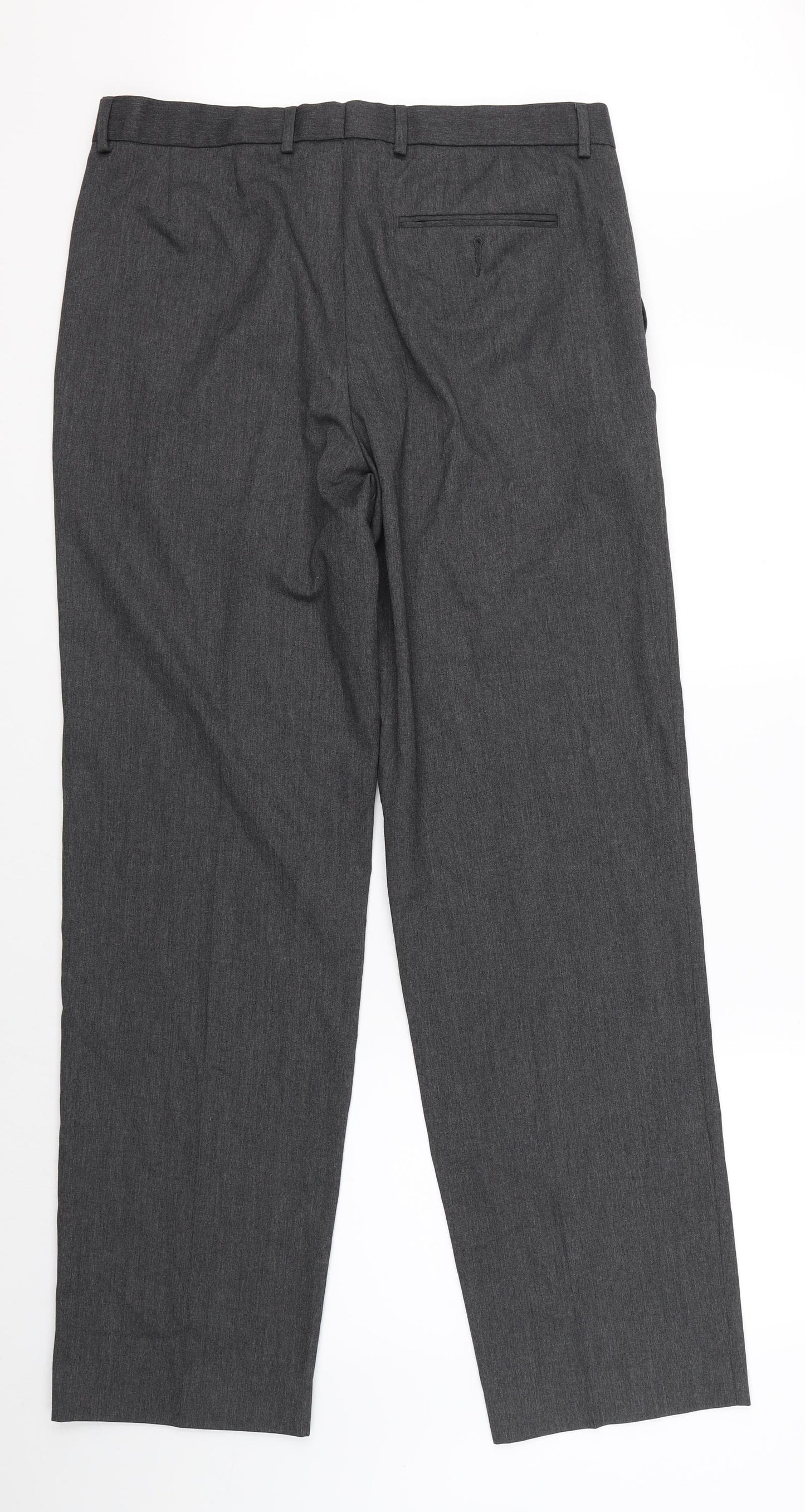 Marks & Spencer Mens Grey   Dress Pants Trousers Size 34 L32 in