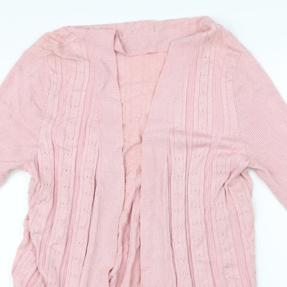 BM Womens Pink   Cardigan Jumper Size M