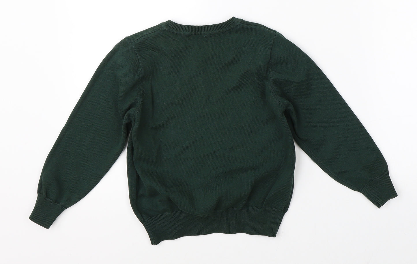 George Boys Green   Pullover Jumper Size 4-5 Years