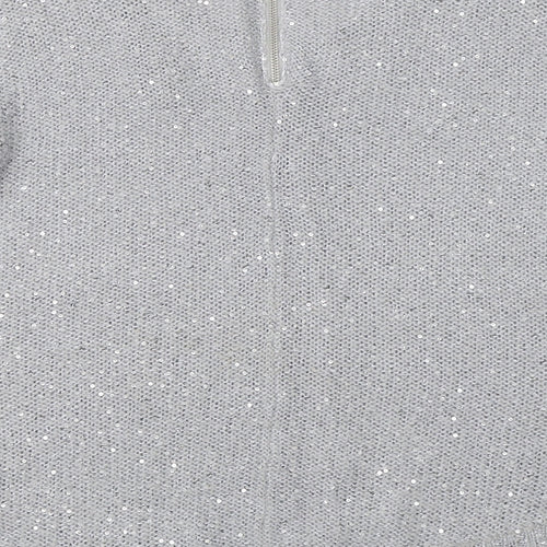 Warehouse Womens Grey   Pullover Jumper Size 10