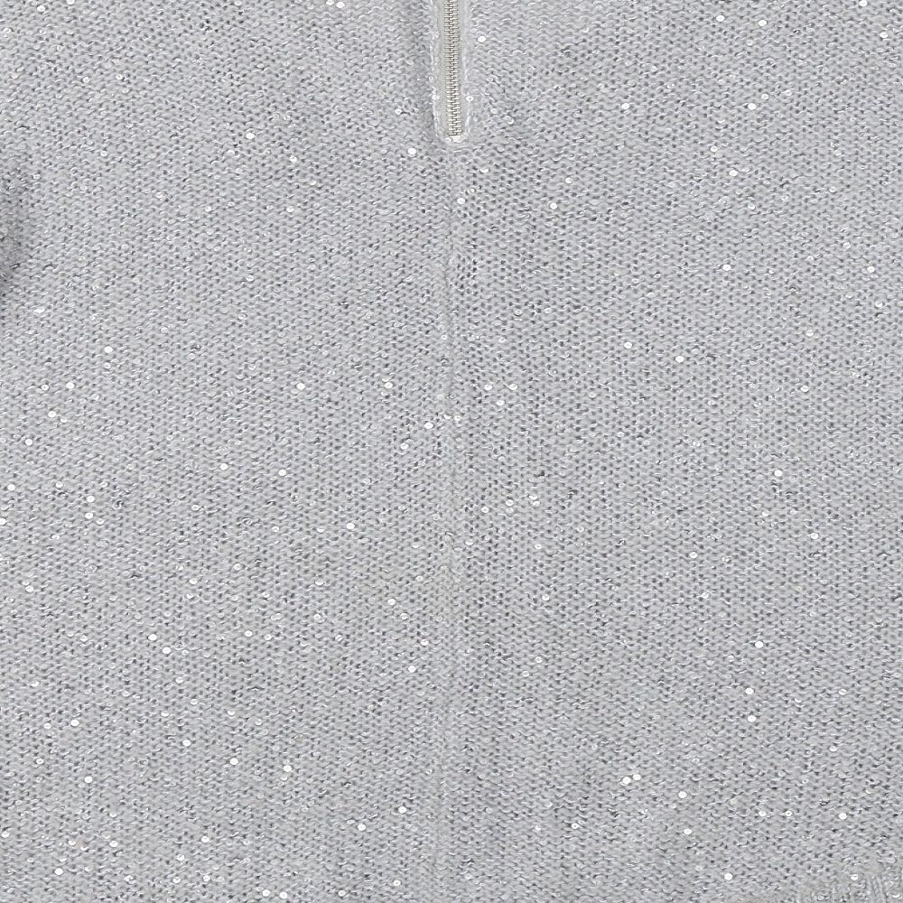 Warehouse Womens Grey   Pullover Jumper Size 10