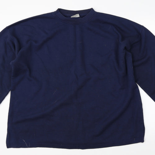 Baird Corporate Wear Mens Blue   Pullover Jumper Size 2XL