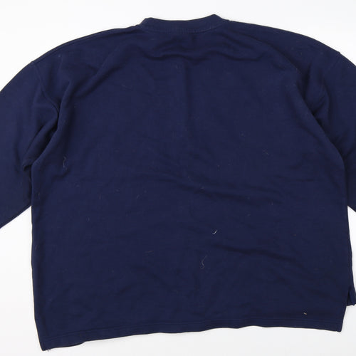 Baird Corporate Wear Mens Blue   Pullover Jumper Size 2XL