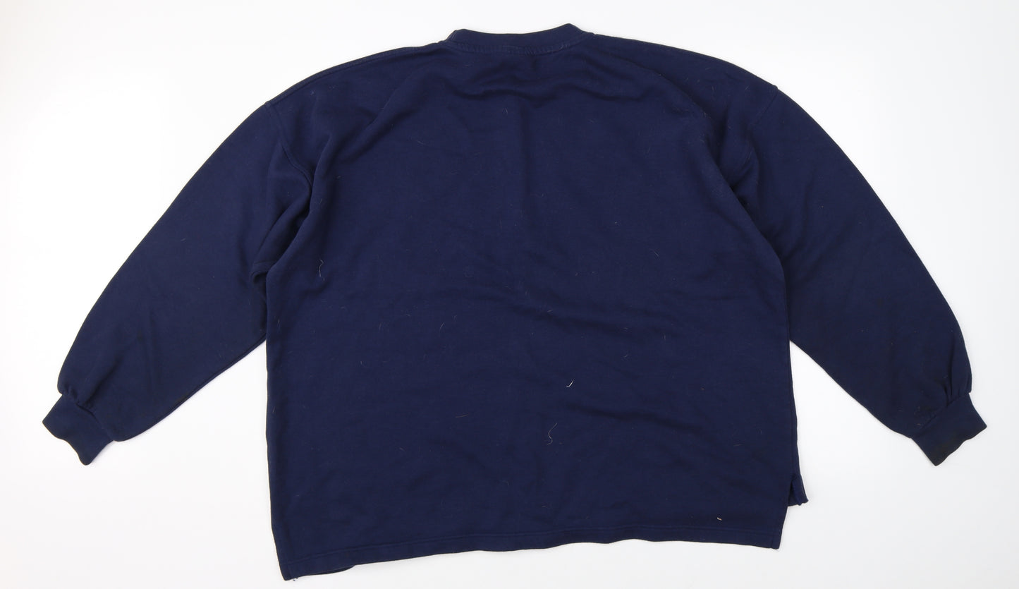 Baird Corporate Wear Mens Blue   Pullover Jumper Size 2XL