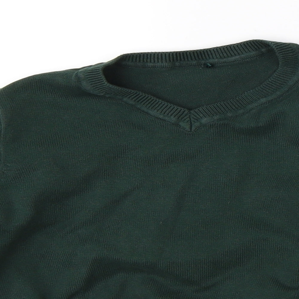 George Boys Green   Pullover Jumper Size 4-5 Years