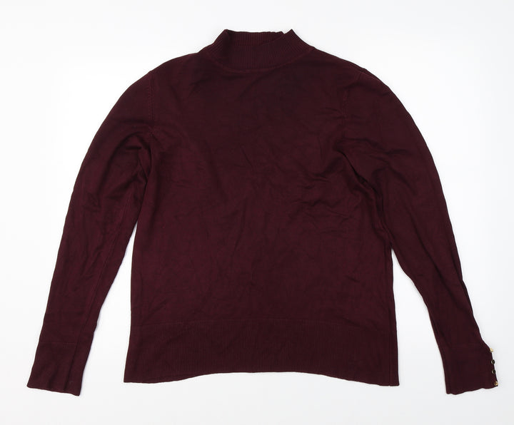George Womens Red Knit Pullover Jumper Size 16