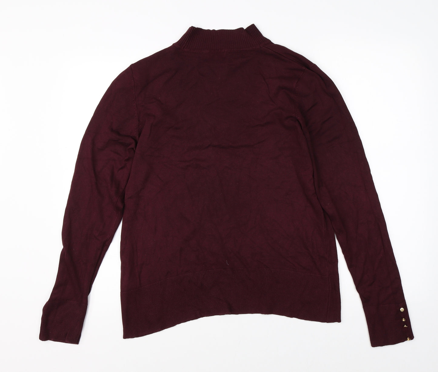 George Womens Red  Knit Pullover Jumper Size 16