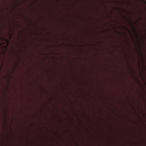 George Womens Red  Knit Pullover Jumper Size 16