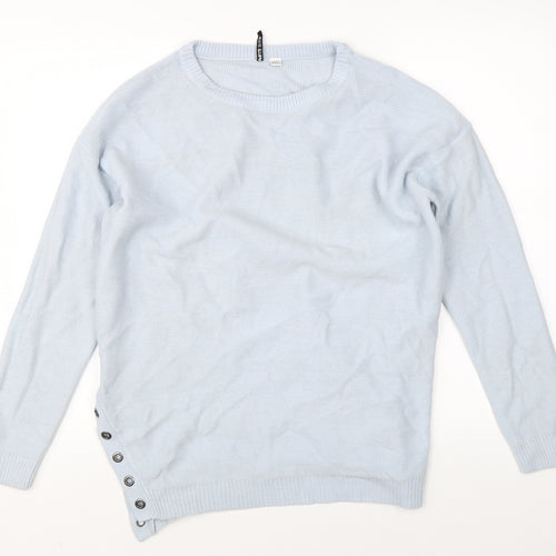 Capsule Womens Blue   Pullover Jumper Size L