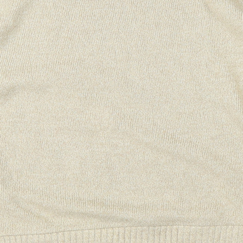 The Rock Rev Womens Beige  Knit Pullover Jumper Size M