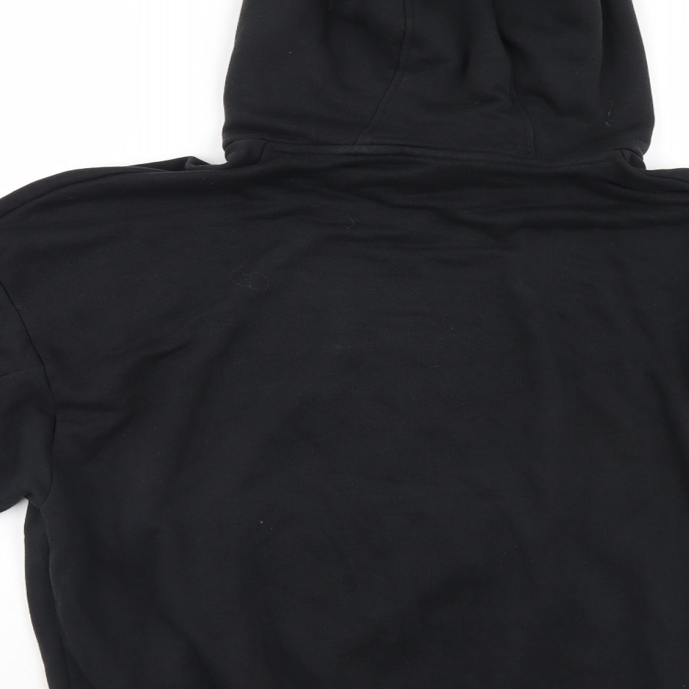 adidas Womens Black   Henley Hoodie Size 18