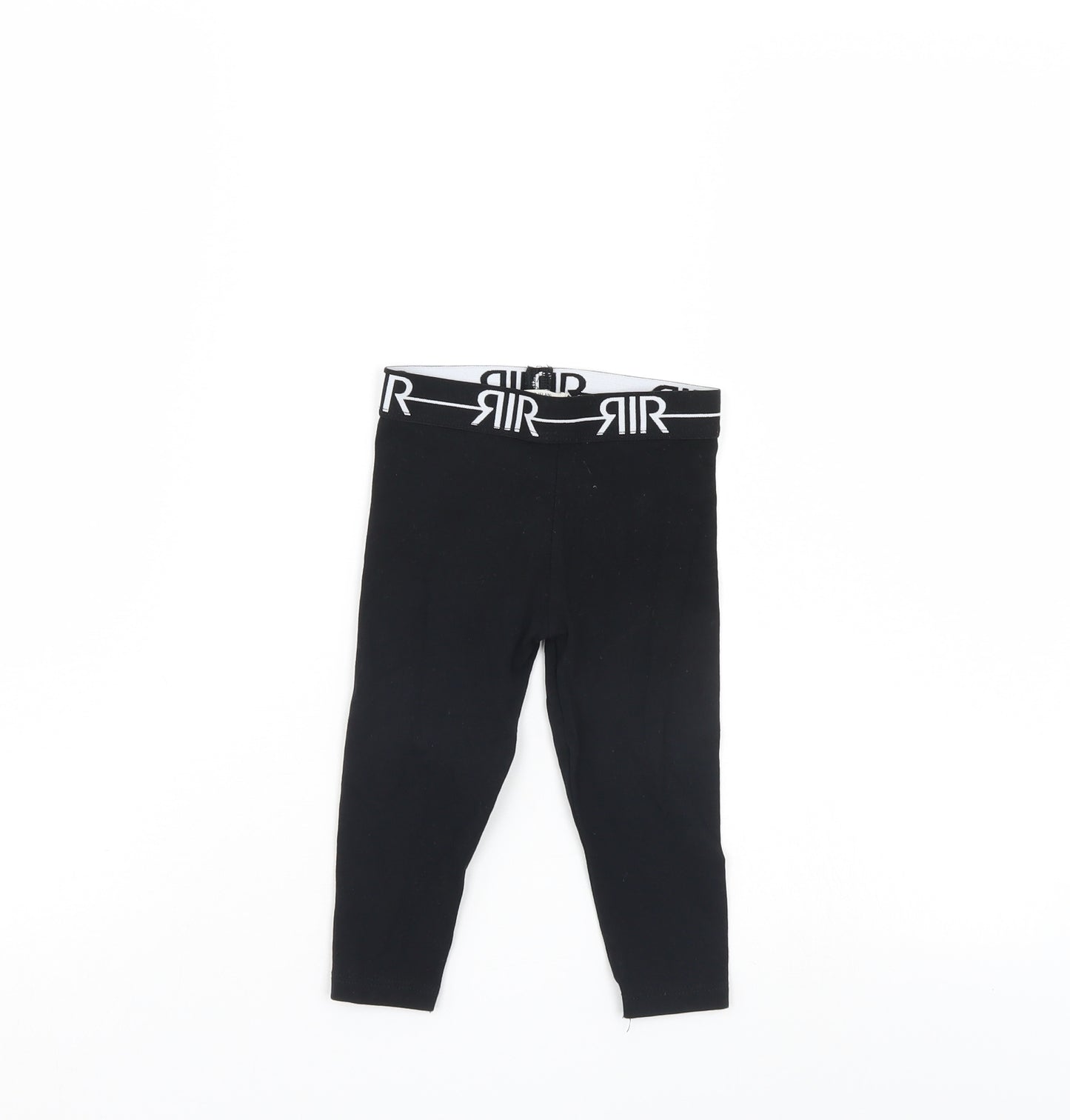 River Island Girls Black   Track Pants Leggings Size 12-18 Months