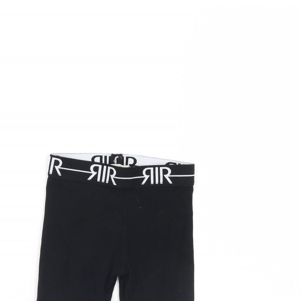 River Island Girls Black   Track Pants Leggings Size 12-18 Months
