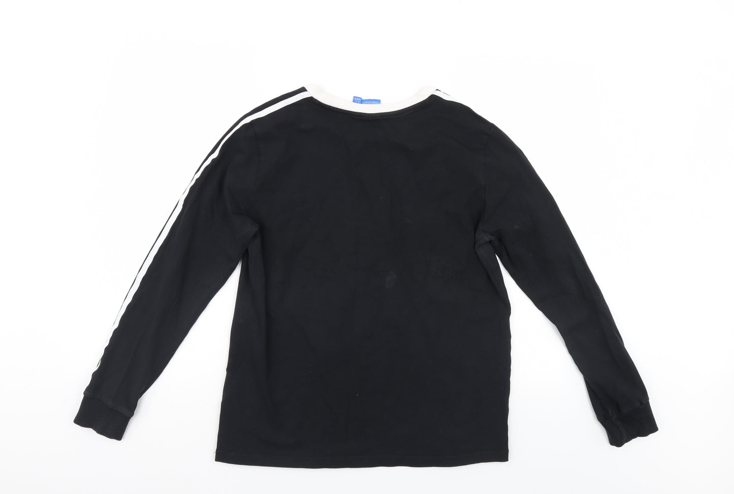 adidas Womens Black   Pullover Sweatshirt Size 18