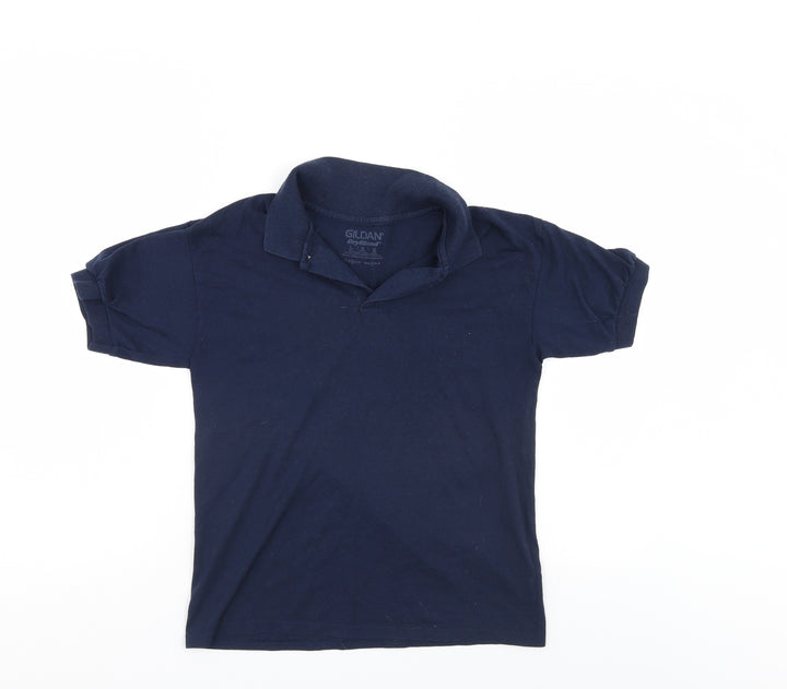 Gildan Boys Blue Basic Polo