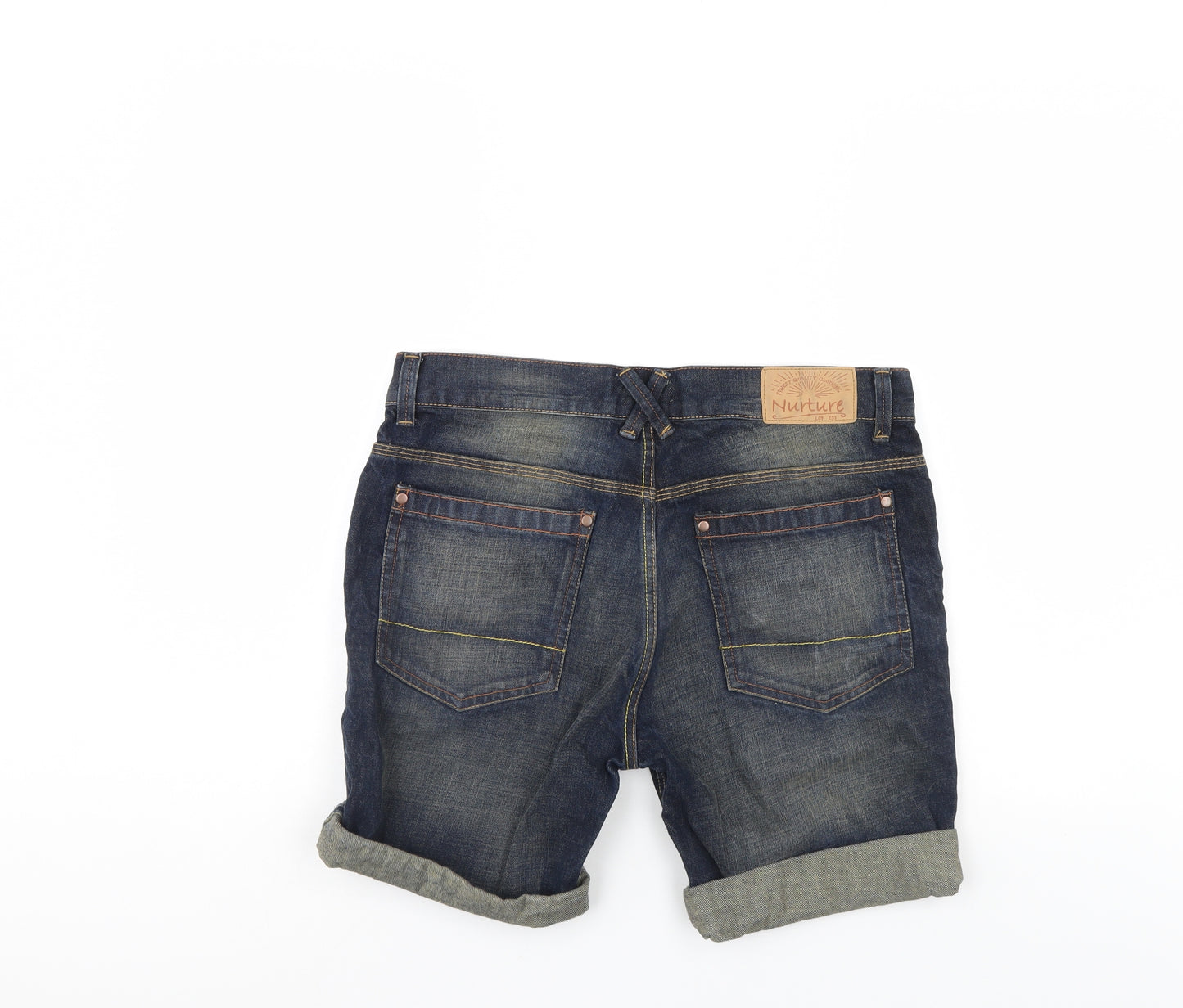 F&F Mens Blue  Denim  Shorts Size 32