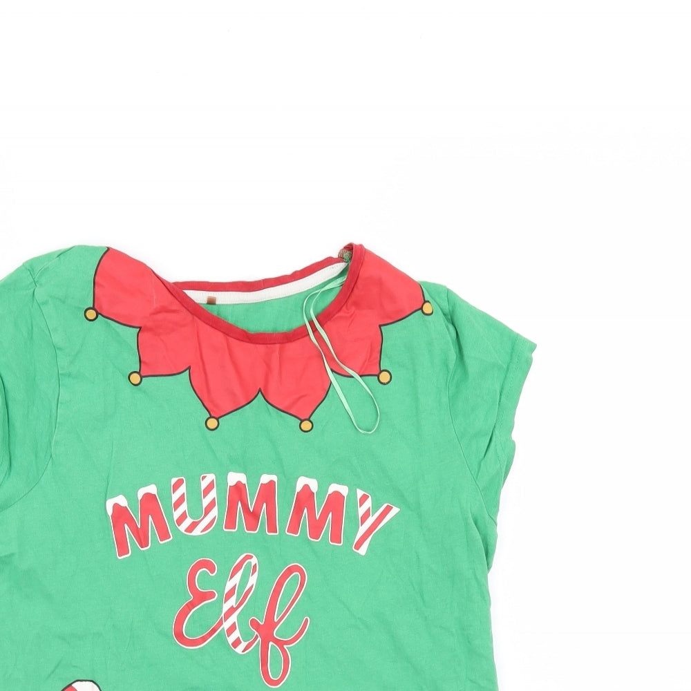 George Womens Multicoloured   Basic T-Shirt Size 10  - Christmas