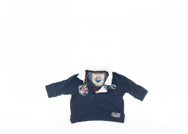 NEXT Boys Blue   Basic Polo Size 3-6 Months