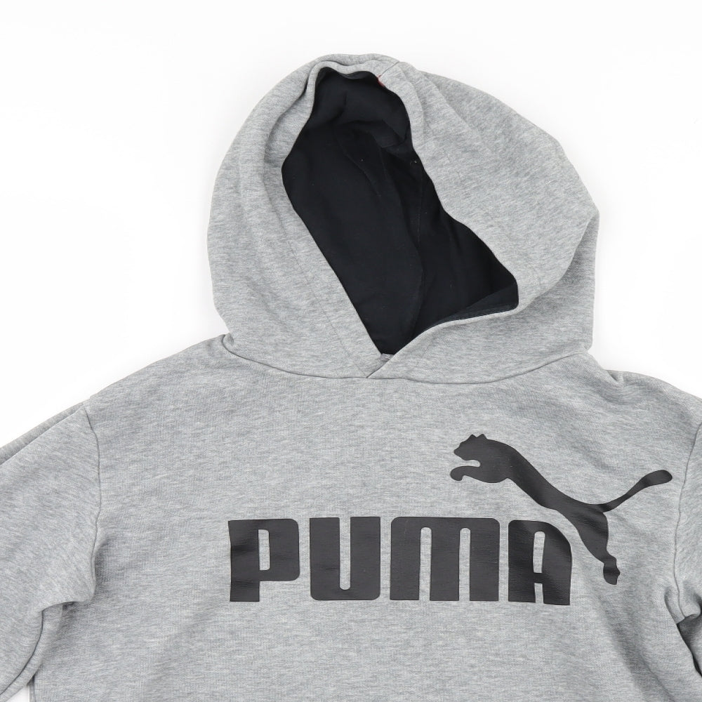 PUMA Boys Grey   Pullover Hoodie Size 13-14 Years