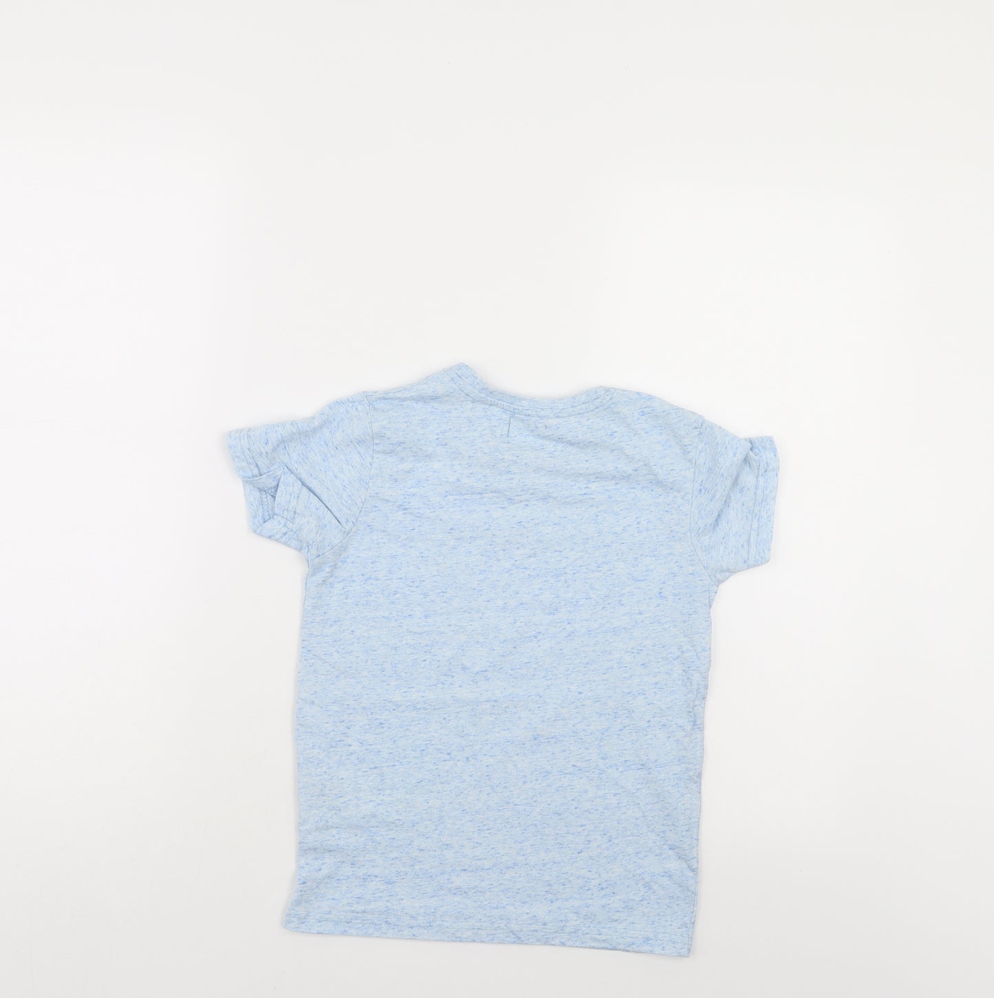 Lily & Dan Girls Blue   Basic T-Shirt Size 7-8 Years
