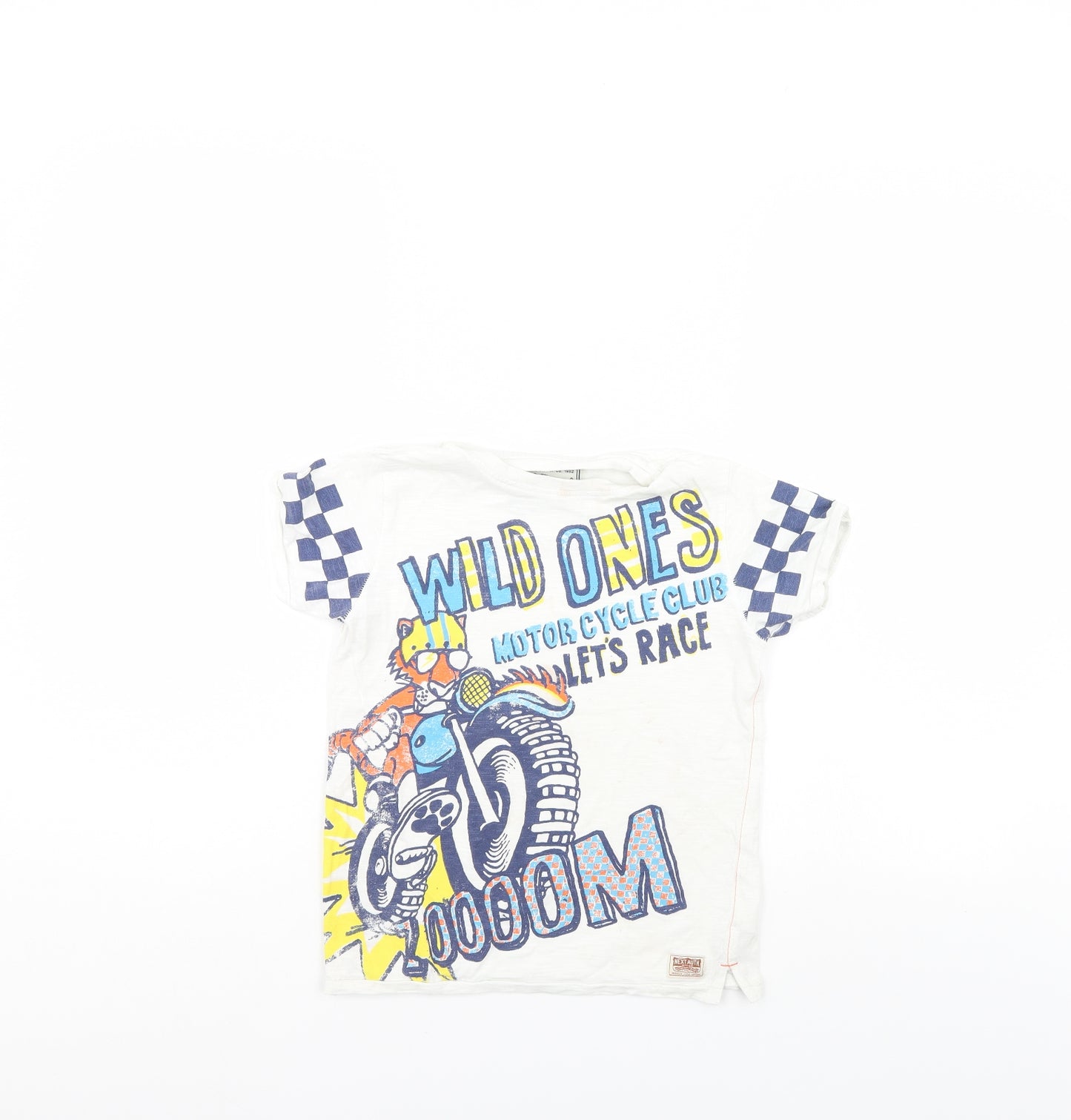 NEXT Boys White   Basic T-Shirt Size 7 Years