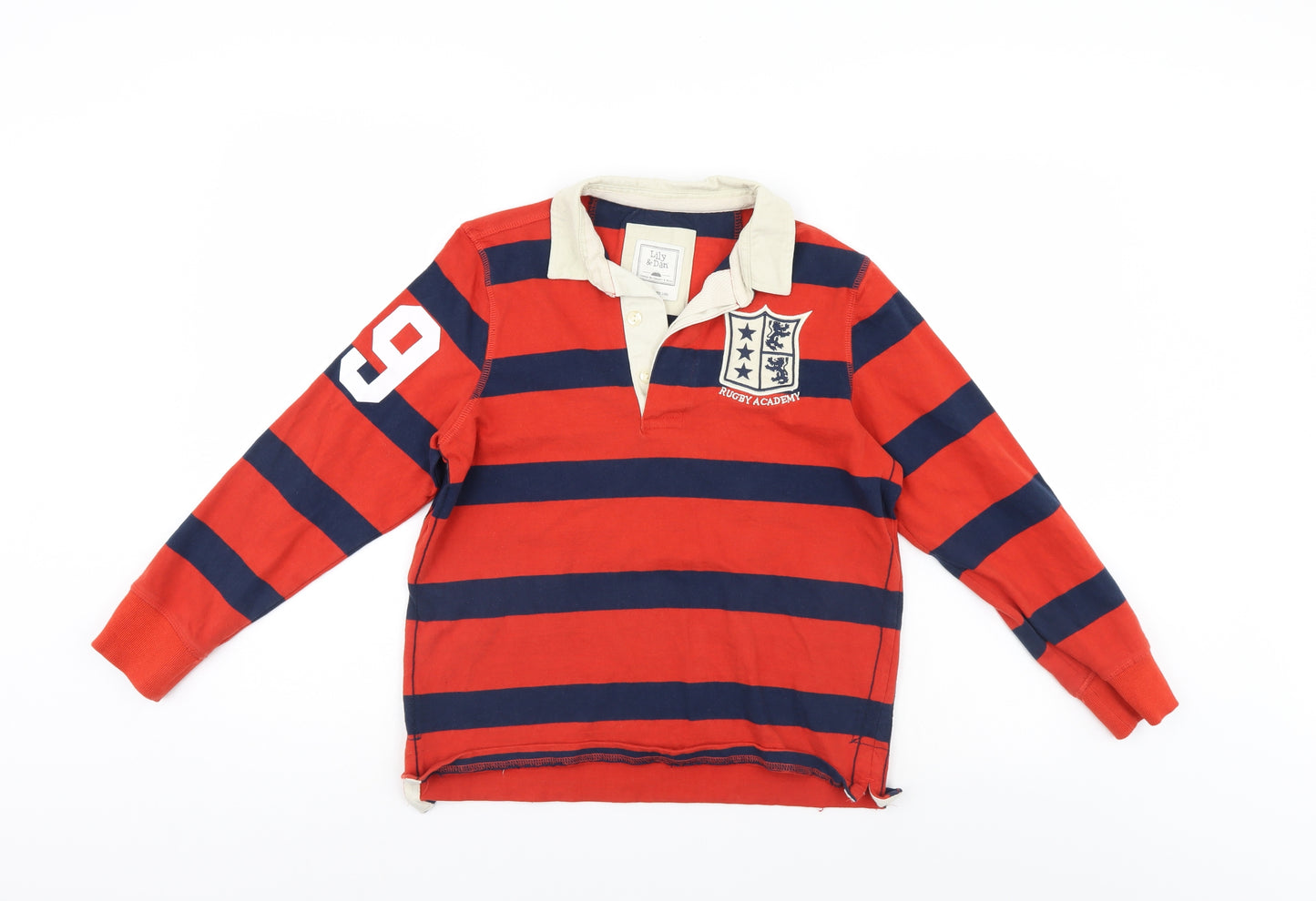 Lily & Dan Boys Multicoloured Striped  Basic Polo Size 11-12 Years