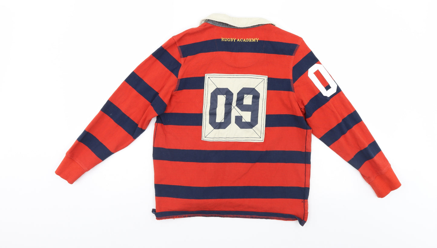 Lily & Dan Boys Multicoloured Striped  Basic Polo Size 11-12 Years