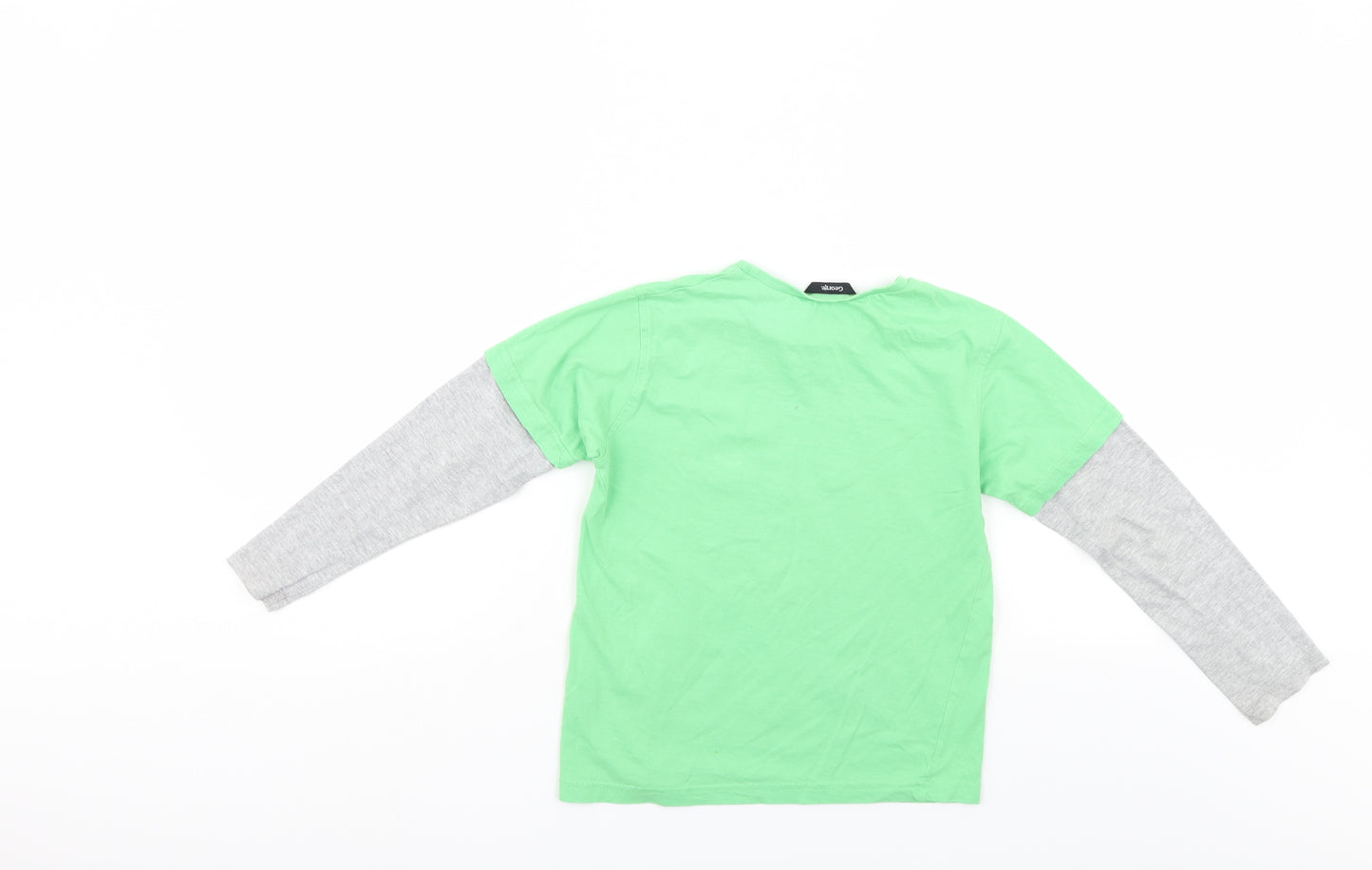 George Boys Green   Basic T-Shirt Size 8-9 Years