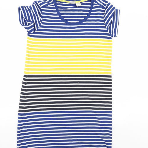C&C  Womens Multicoloured Striped  T-Shirt Dress  Size M