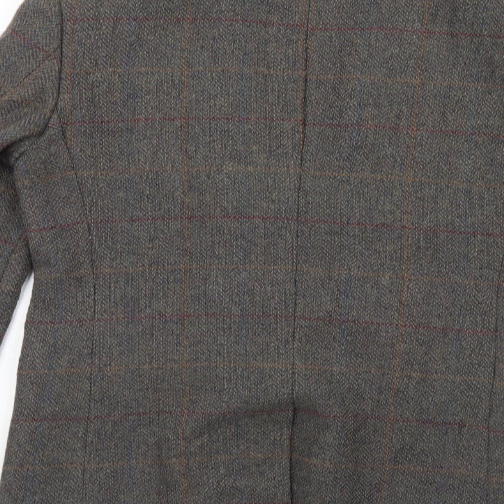 Harvey & Jones Mens Grey Check  Jacket Sport Coat