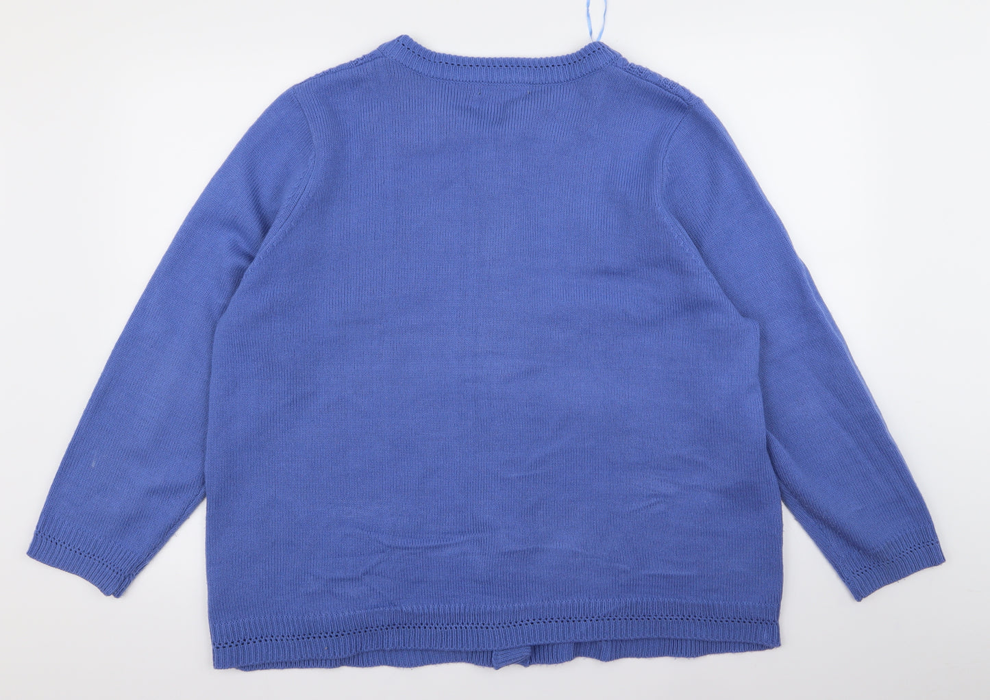 BM Womens Blue   Cardigan Jumper Size XL