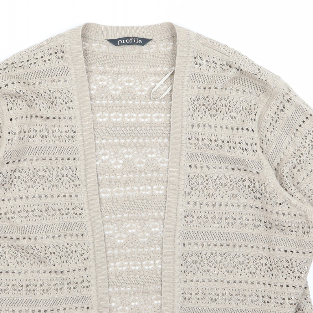 BHS Womens Beige   Cardigan Jumper Size 12