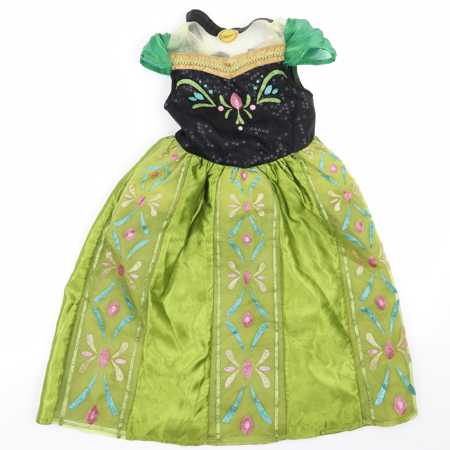 George Girls Green  Ramie A-Line  Size 2 Years  - disney princess