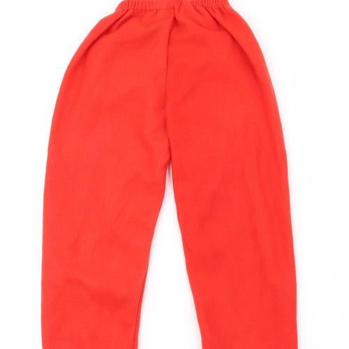 Preworn Boys Red   Snow Pants Trousers Size 3 Years - santa