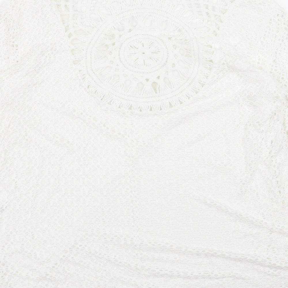Preworn Womens White   Pullover Jumper Size M
